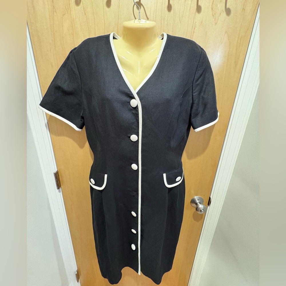 Vintage Talbots Linen Dress